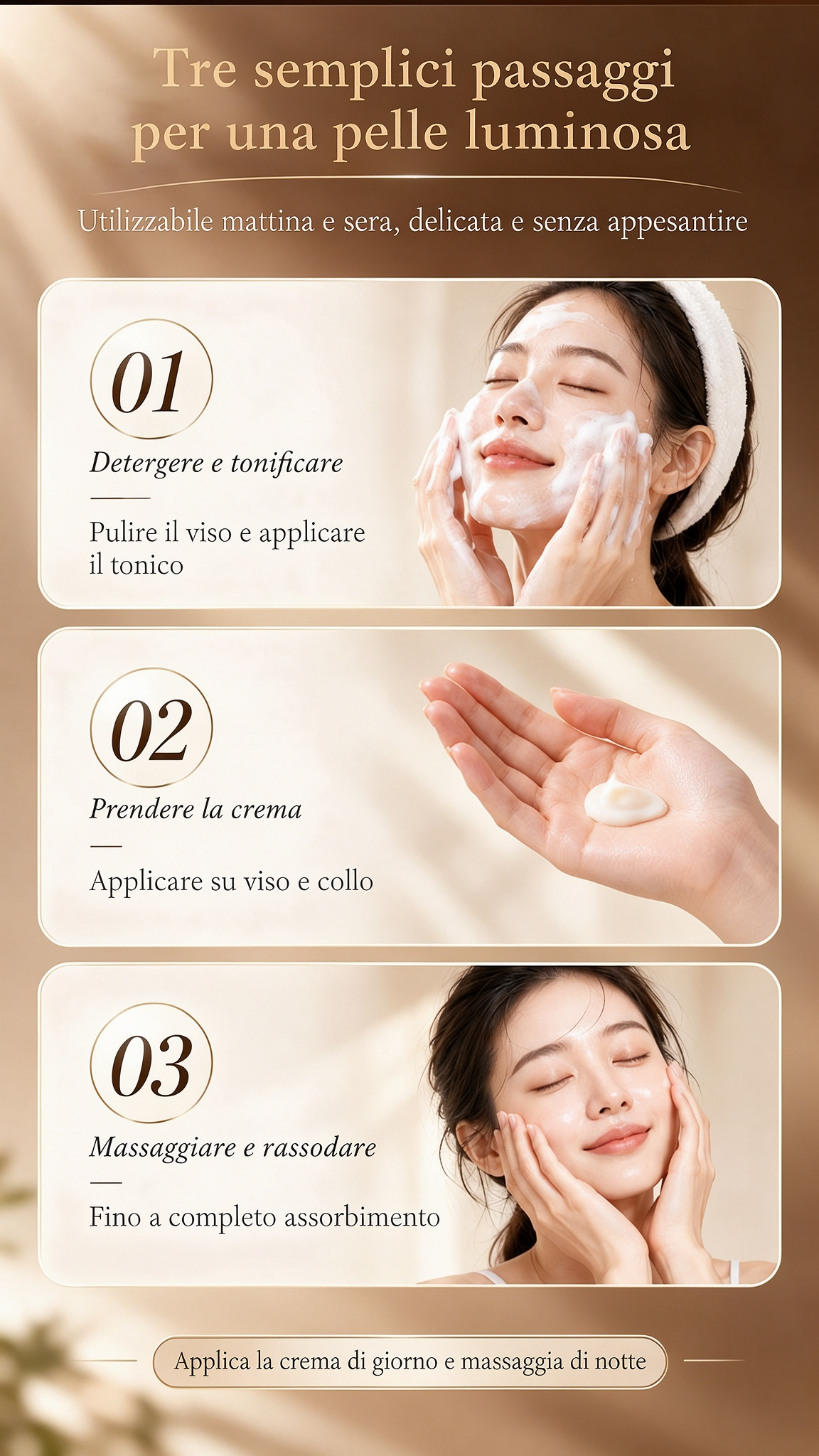 🥳2026 BESTSELLER✨OLTRE 50.000 PEZZI VENDUTI!🌿Crema illuminante multifunzionale con estratti botanici💧Idrata a lungo, uniforma l’incarnato spento, minimizza pori e imperfezioni. Texture leggera e traspirante, finish radioso🌟adatta a tutti i tipi di pelle🧴