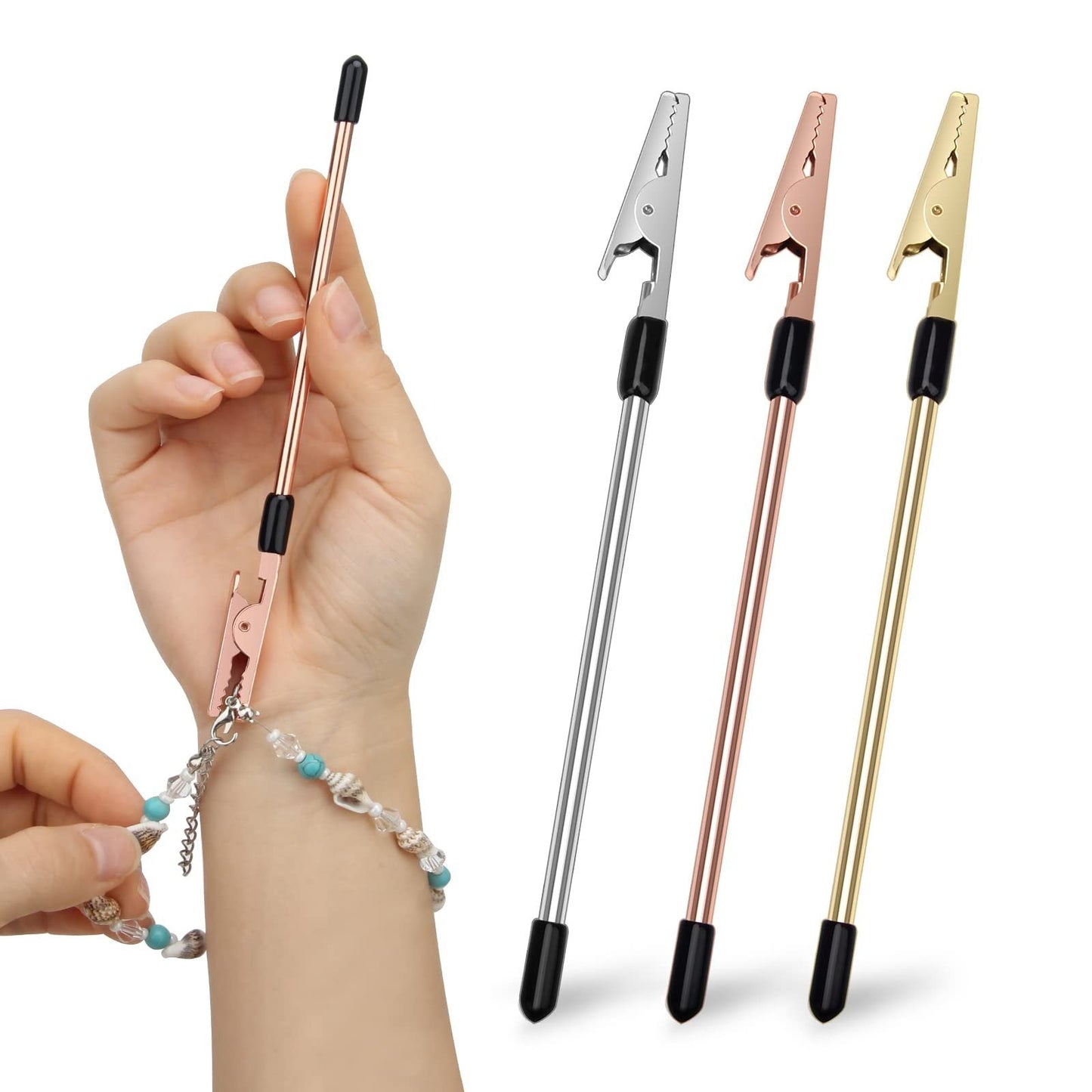 🔗 50% DI SCONTO ORA ! ⏰ Strumenti di Aiuto per la Chiusura dei Braccialetti – Uso con Una Mano, Grip Anti-Scadimento & Design Compatto 🎁