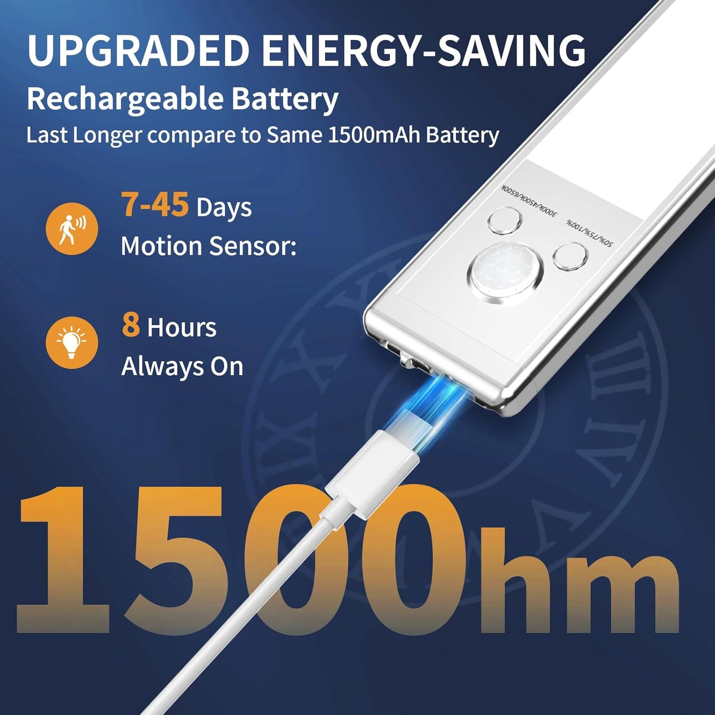 🏆 Offerta Imperdibile -50% 🔥 Illuminazione a 3 Colori con Sensore Intelligente a Magnete Ricaricabile Senza Fori