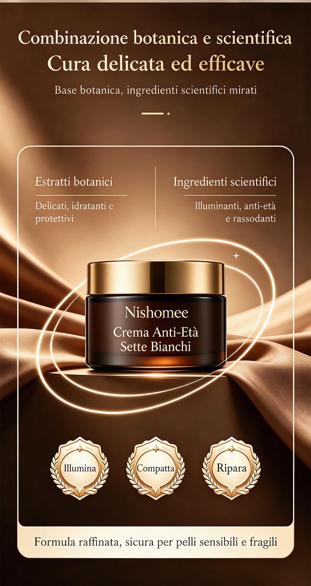 🥳2026 BESTSELLER✨OLTRE 50.000 PEZZI VENDUTI!🌿Crema illuminante multifunzionale con estratti botanici💧Idrata a lungo, uniforma l’incarnato spento, minimizza pori e imperfezioni. Texture leggera e traspirante, finish radioso🌟adatta a tutti i tipi di pelle🧴