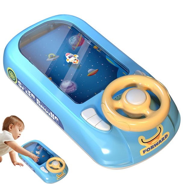 🚗 50% DI SCONTO + SPEDIZIONE GRATUITA! 🎉 Nuovo Volante Giocattolo per Bambini – Luci e Suoni Realistici, Facile Montaggio ✈️🎁📦