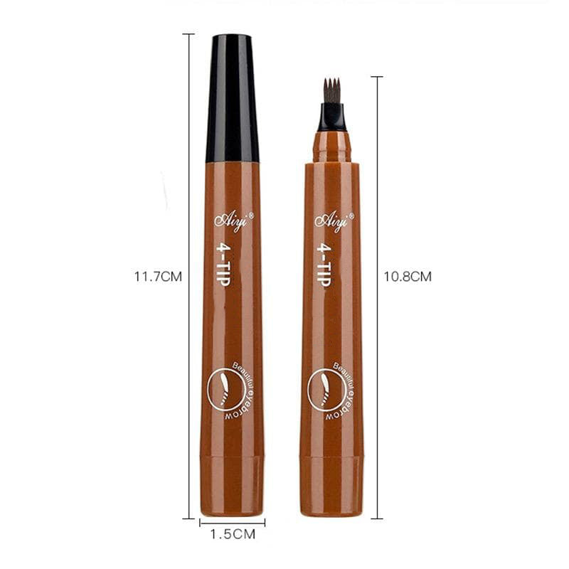 🎁Compra 1, Ottieni 1 Gratis🔥Penna Impermeabile a Quattro Punte per Barba e Sopracciglia✨