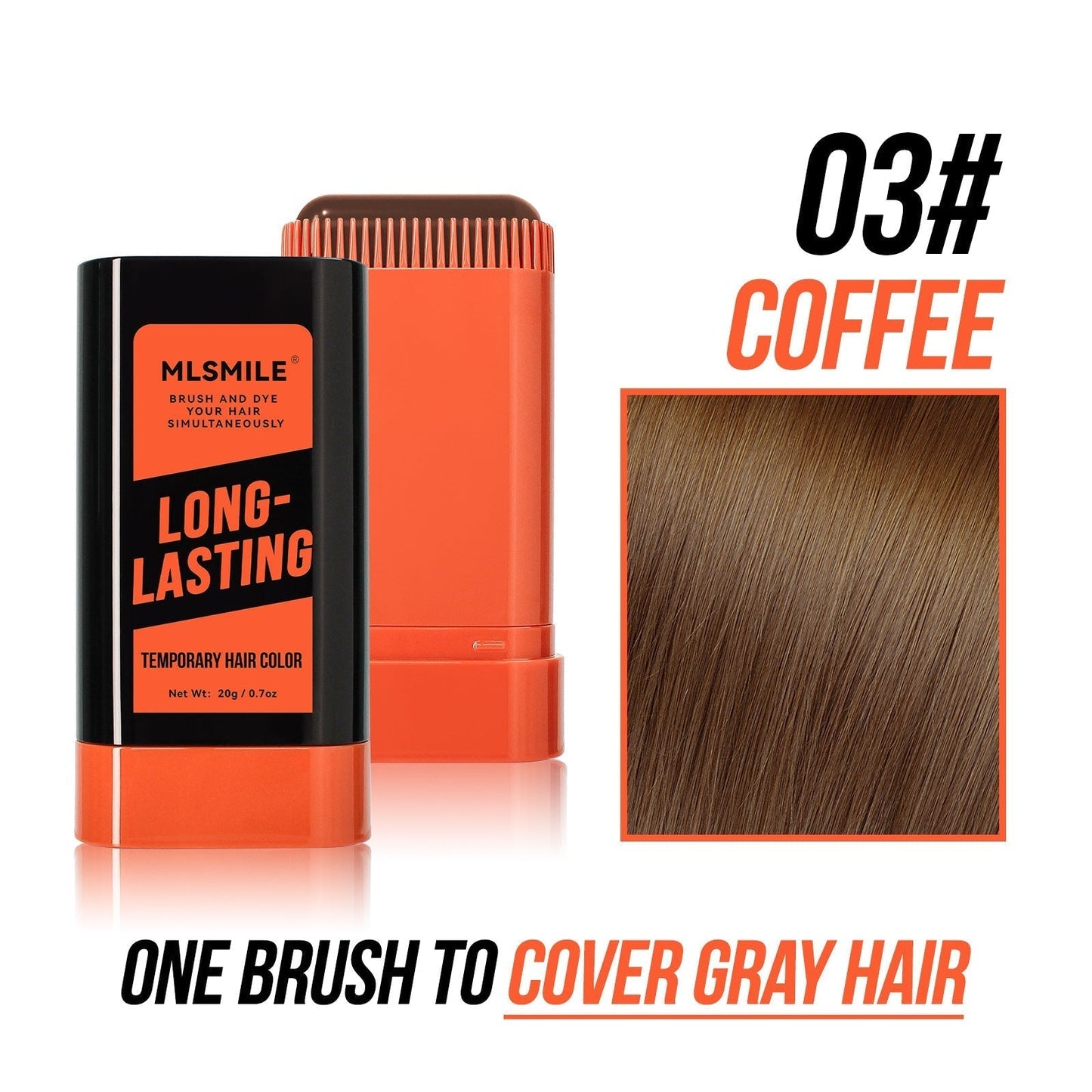 Stick colorante per capelli a lunga durata