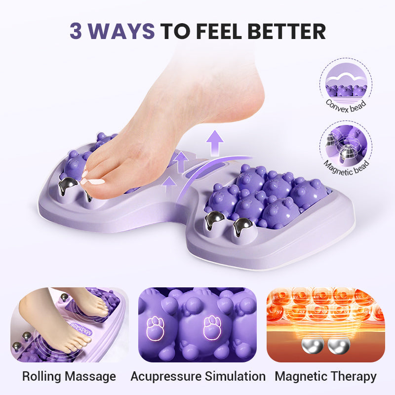 ⏰ Offerta Lampo 💜 Massaggiatore Plantare Portatile Doppio 💜