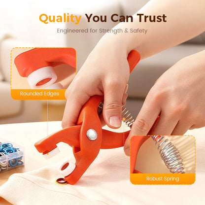 🔥Kit di bottoni automatici in metallo con pinza di fissaggio