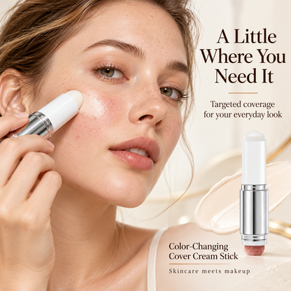 🔥ULTIMO GIORNO! ACQUISTA 1 E RICEVI 1 IN OMAGGIO (2 PEZZI IN TOTALE)✨Fondotinta coprente in stick che cambia colore, con trattamento per la pelle e finish naturale💄