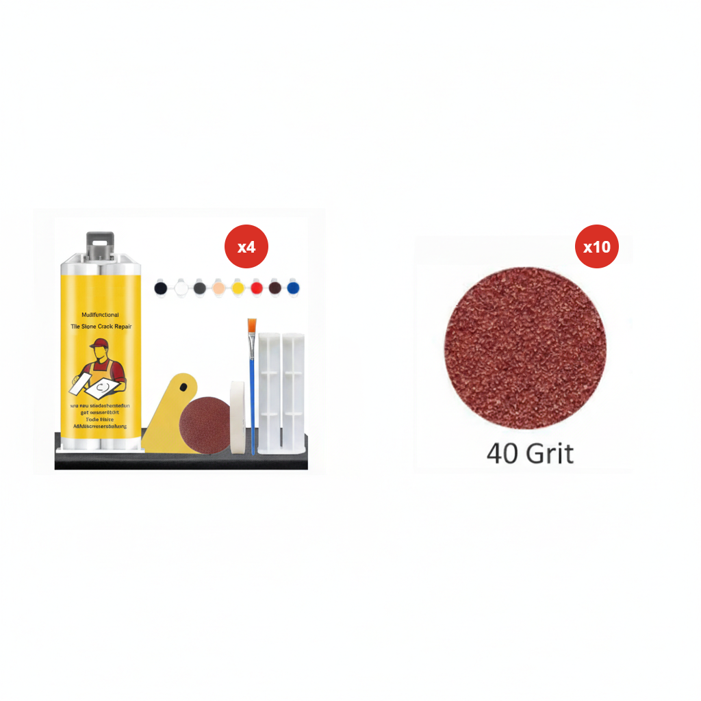 Kit multifunzionale per la riparazione di crepe su piastrelle e pietra successo