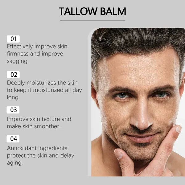🧴✨ Balsamo riparatore di rughe al sego biomimetico – Dì Addio a rughe profonde, pelle cadente e stanca! 🚫 Nutre la barriera cutanea, effetto lifting notturno, testato dermatologicamente 🧖