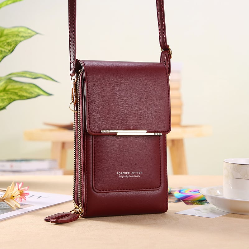 👜 📱 Borsa a Tracolla Touch Screen da Donna con Tasca per Telefono