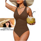 Costume da Bagno Intero Donna Modellante Effetto Pancia Piatta