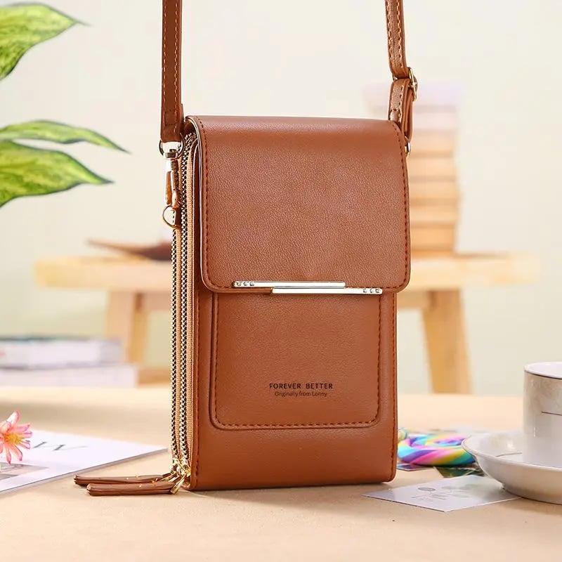 👜 📱 Borsa a Tracolla Touch Screen da Donna con Tasca per Telefono