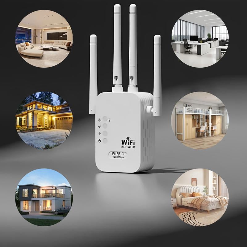 🎁 Ultimo giorno con il 50% di sconto! 🔥 Ripetitore WiFi 2026, dual band 1200 Mbps (5 GHz/2,4 GHz), amplificatore di segnale, copertura di 930 m² e 50 dispositivi, con porta Ethernet.