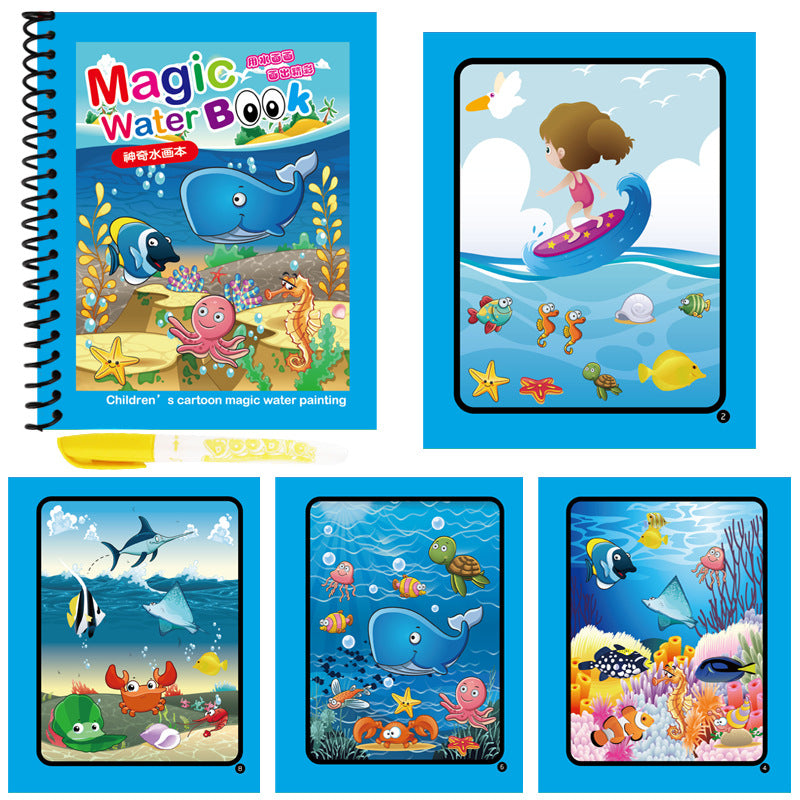 🌹ACQUISTA 1 PRENDI 1🔥Promozione estiva 🎁✨️Libro magico sull'acqua📚️🎨🧠