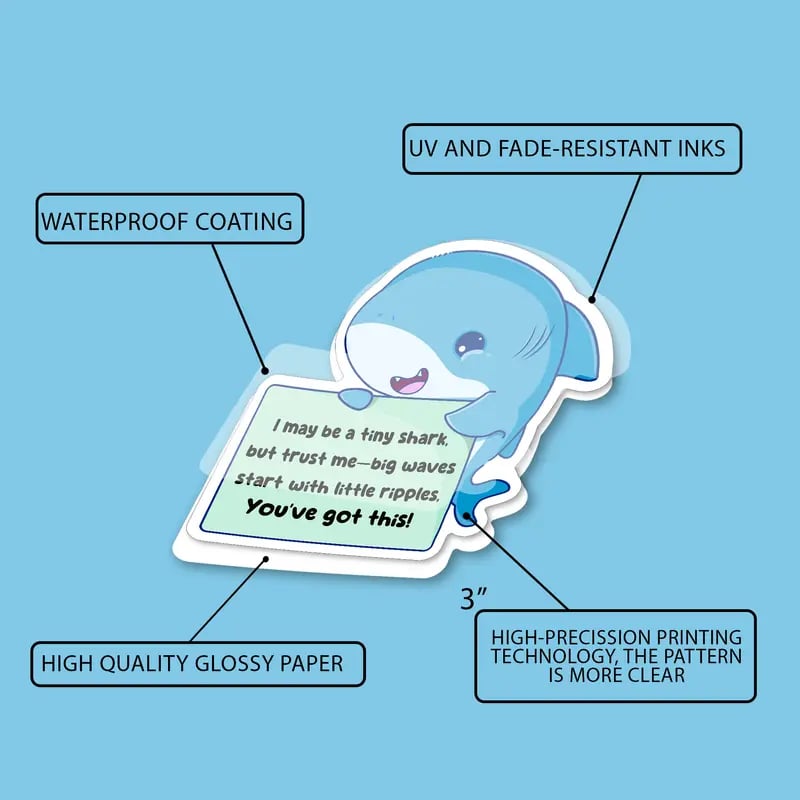 Positive Emotional Support Buddies Stickers（50 stickers）