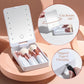 🔥 Big Sale 50% OFF🌈Travel Makeup Brush Set with LED Light Mirror