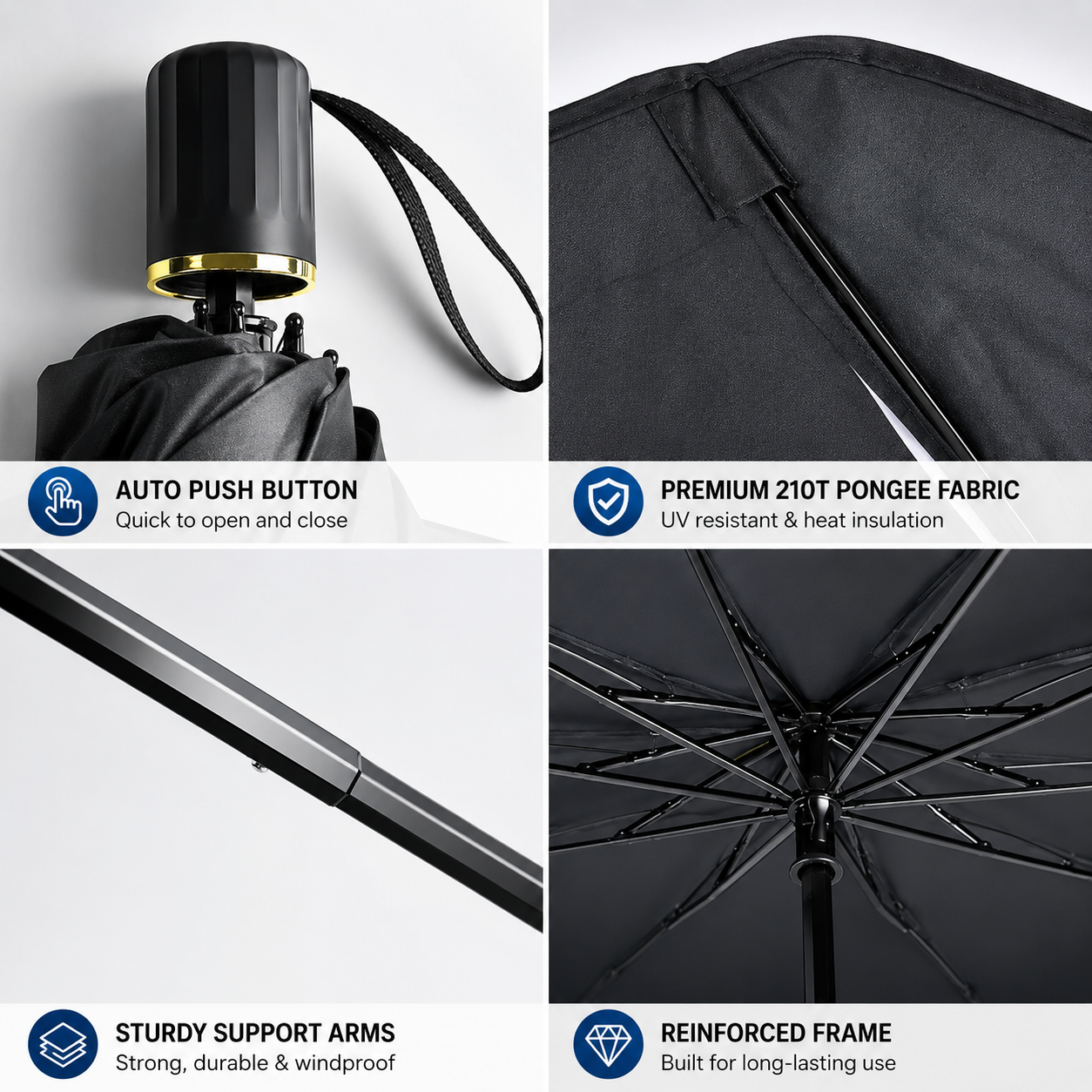 🥳2026 NUOVI ARRIVI🥳💞50K+ VENDUTI!⚡☂️ 50% SCONTO! Parasole per Parabrezza Auto Aggiornato – Materiale riflettente, pieghevole. Protezione UV efficace – evita il surriscaldamento dell’abitacolo! 🛡️✨