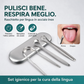 😮‍💨Alito cattivo? Raschietto per lingua in acciaio inox, igiene orale profonda in pochi secondi ✨