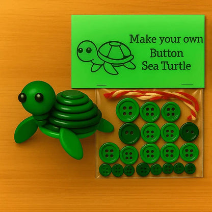 Kit di Decorazioni Animali con Bottoni Fai-da-Te