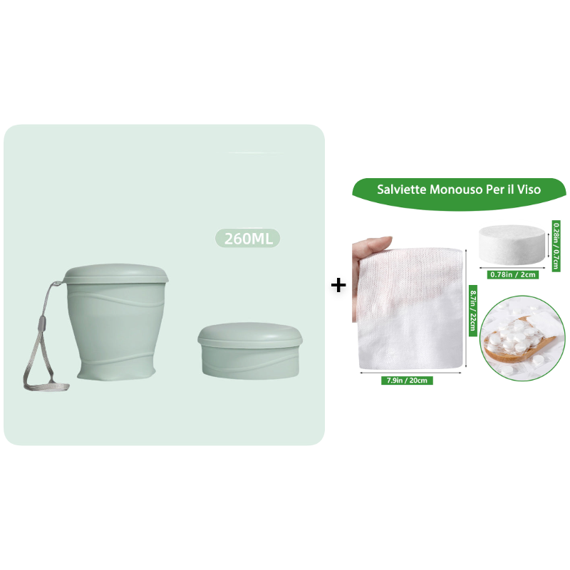 🔥Tazza da viaggio pieghevole in silicone con coperchio