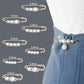 ✨Spille con perle, spille di sicurezza per abiti, pantaloni, gonne, cardigan, colletti, spille con strass e perle finte per donne e ragazze, spille di sicurezza estensibili per pantaloni.