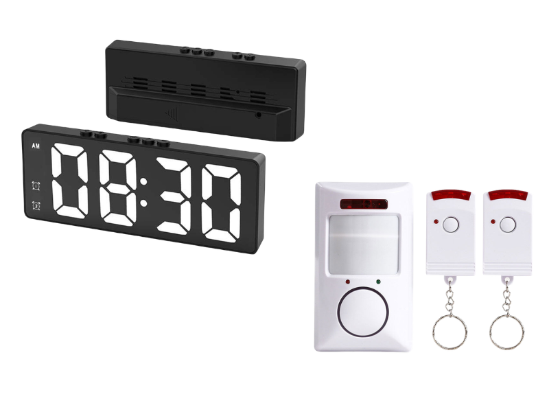 ⚡ Vendite calde 🔥 Fotocamera orologio digitale intelligente con WiFi dual band (5 GHz e 2,4 GHz) | Sistema di sicurezza domestica e monitoraggio in tempo reale