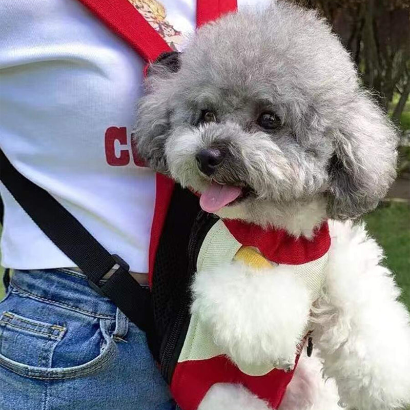 🐾✨ Zaino trasportino per cani e gatti – Dì Addio al disagio quando porti il tuo animale fuori! 🚫 Traspirante, sicuro, spallacci imbottiti, adatto per piccoli animali sotto 8kg 🚶 ✨