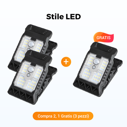 Lampada solare da esterno con sensore di moviment