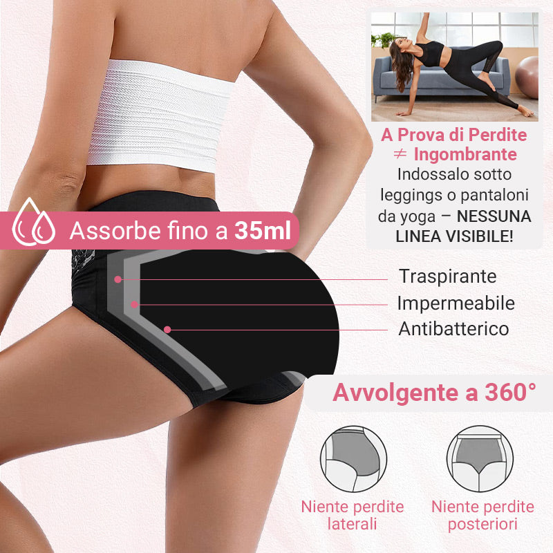 💝Acquista 1 e ottieni 3 confezioni🔥Mutandine a vita alta a prova di perdite e confortevoli