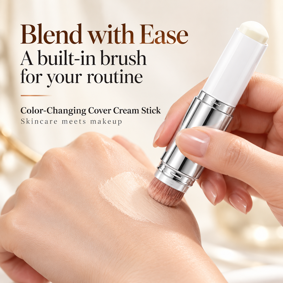 🔥ULTIMO GIORNO! ACQUISTA 1 E RICEVI 1 IN OMAGGIO (2 PEZZI IN TOTALE)✨Fondotinta coprente in stick che cambia colore, con trattamento per la pelle e finish naturale💄