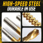 🔩 ACQUISTA 2 E RICEVI 1 GRATIS! ⚙️ Set di punte elicoidali per trapano – Acciaio ad alta velocità, rivestite in titanio e adatte a diversi materiali 🧰
