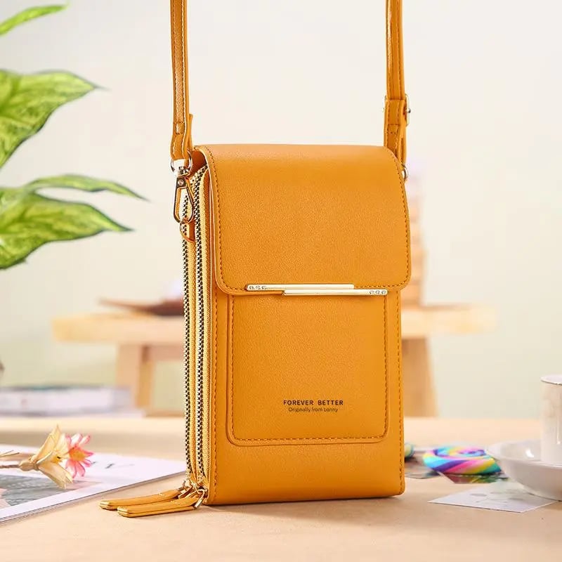 👜 📱 Borsa a Tracolla Touch Screen da Donna con Tasca per Telefono