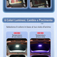 🔆Luce LED per Bagagliaio Auto Solare – Sensore Automatico, Senza Fili, 6 Colori, per SUV e Veicoli