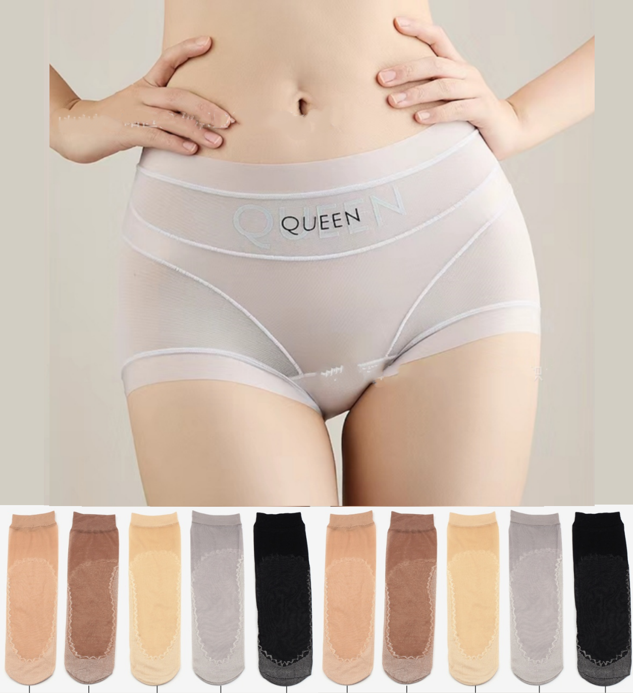 Mutande da donna traspiranti stile boyshort