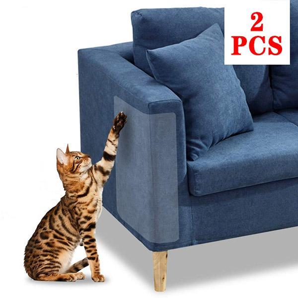 Proteggi Divano Antigraffio Gatto (4 pezzi con 10 perni)