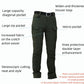 Pantaloni Tattici Invernali da Trekking Impermeabili in Soft Shell da Uomo