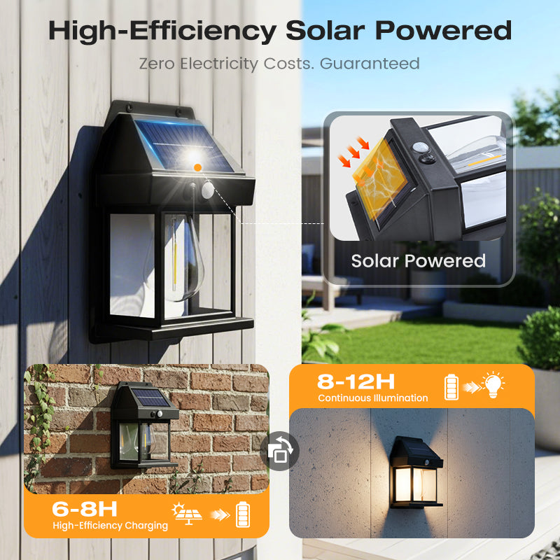 💡🎉 50% DI SCONTO! Applique solare con sensore di movimento – Resistente alle intemperie, accensione e spegnimento automatici, facile da installare in giardino e lungo i vialetti 🌟