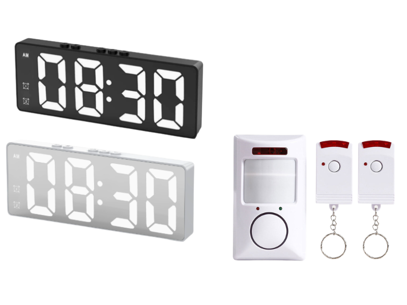 ⚡ Vendite calde 🔥 Fotocamera orologio digitale intelligente con WiFi dual band (5 GHz e 2,4 GHz) | Sistema di sicurezza domestica e monitoraggio in tempo reale