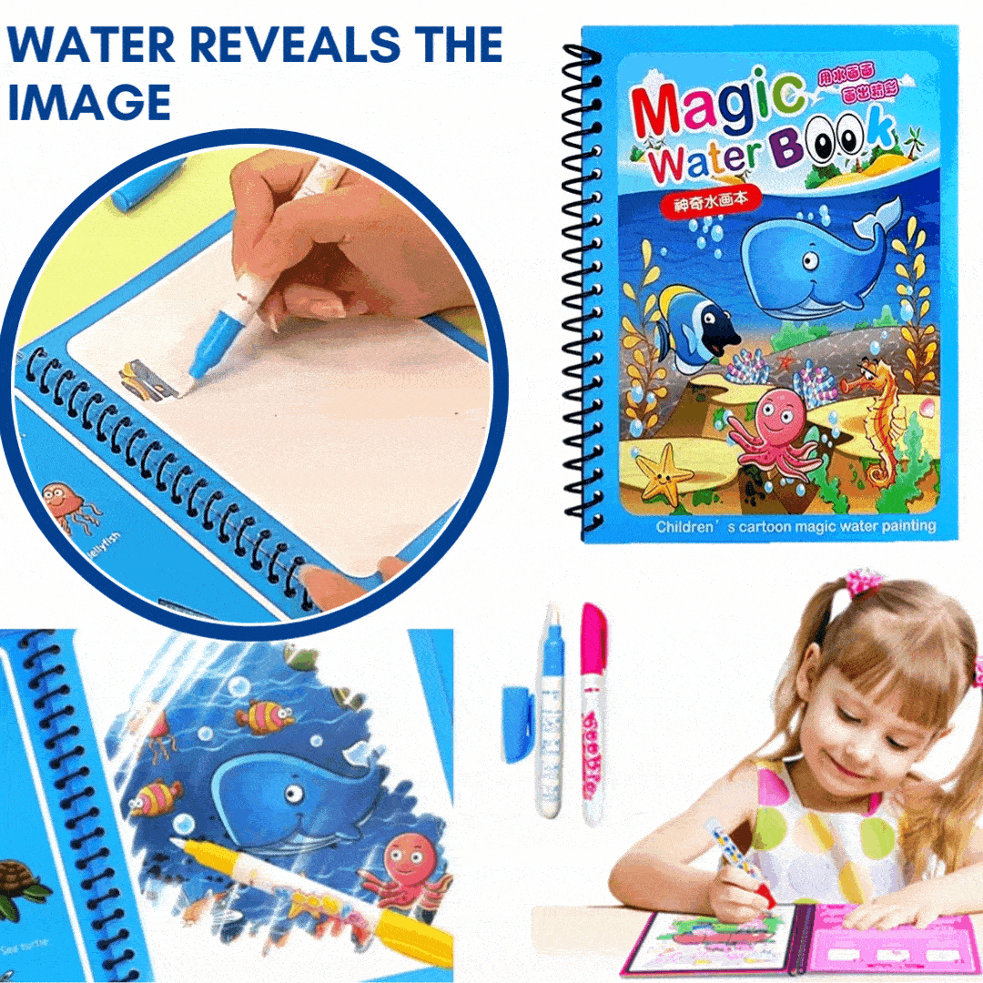 🌹ACQUISTA 1 PRENDI 1🔥Promozione estiva 🎁✨️Libro magico sull'acqua📚️🎨🧠