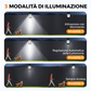 Lampada solare da esterno con sensore di moviment