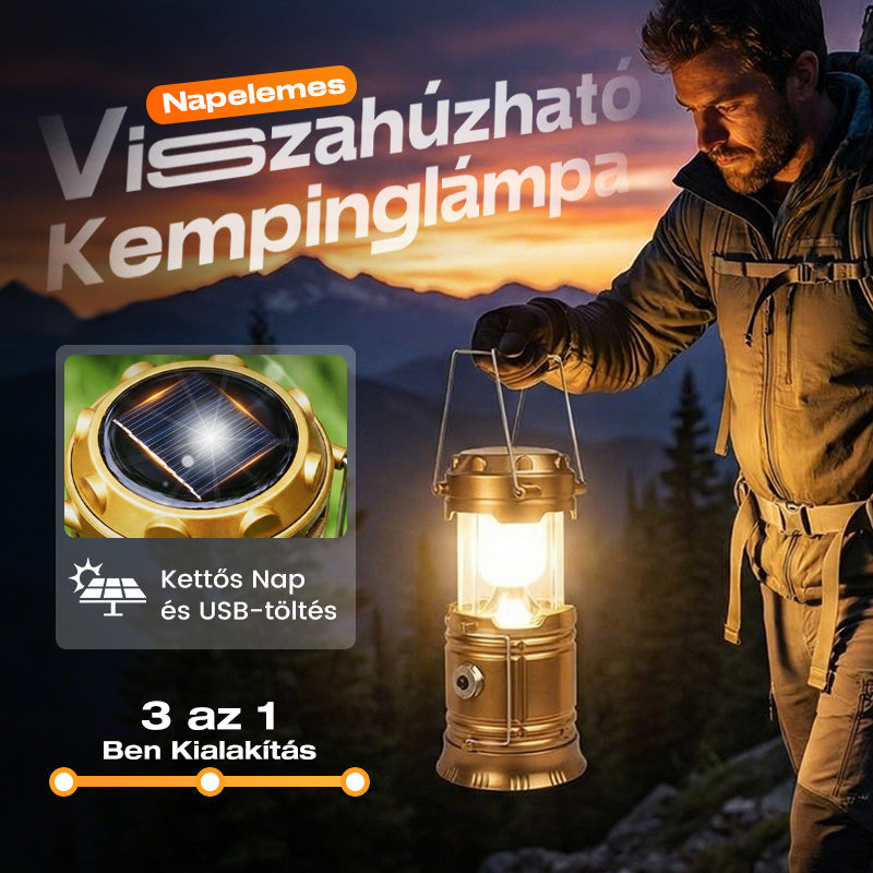 ✨Lanterna da campeggio retrattile ad energia solare⛺️