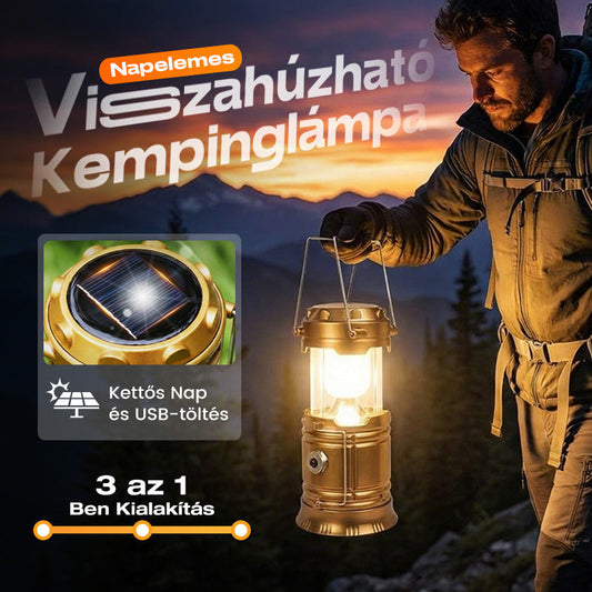 ✨Lanterna da campeggio retrattile ad energia solare⛺️