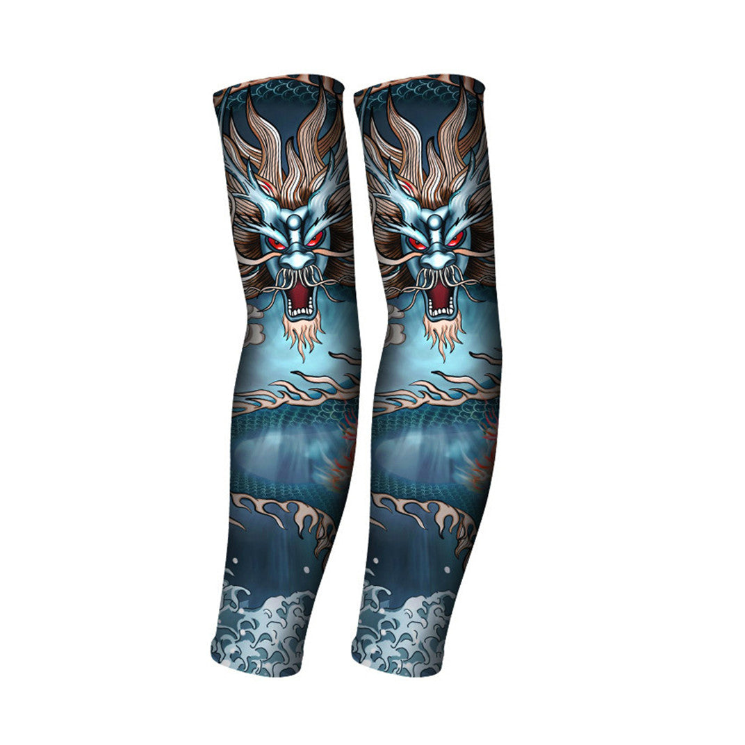 🛡️❄️ Manica in seta ghiaccio anti-UV per tatuaggi ☀️💪