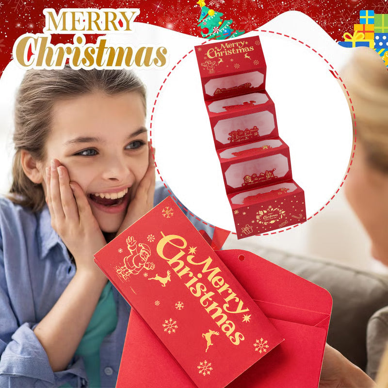 🎁🔥 Offerta natalizia anticipata ✉️ Busta regalo natalizia per contanti 🎅🎄