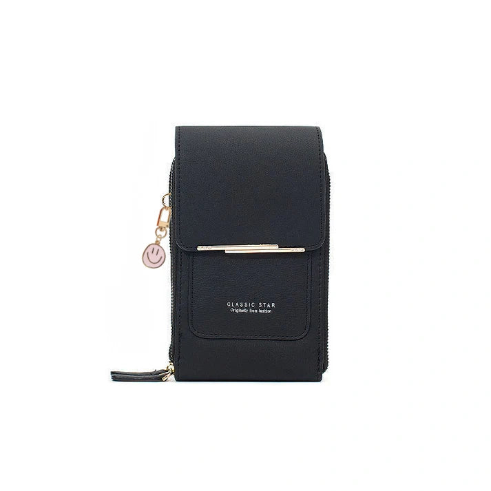 Borsa da donna in pelle con touch screen