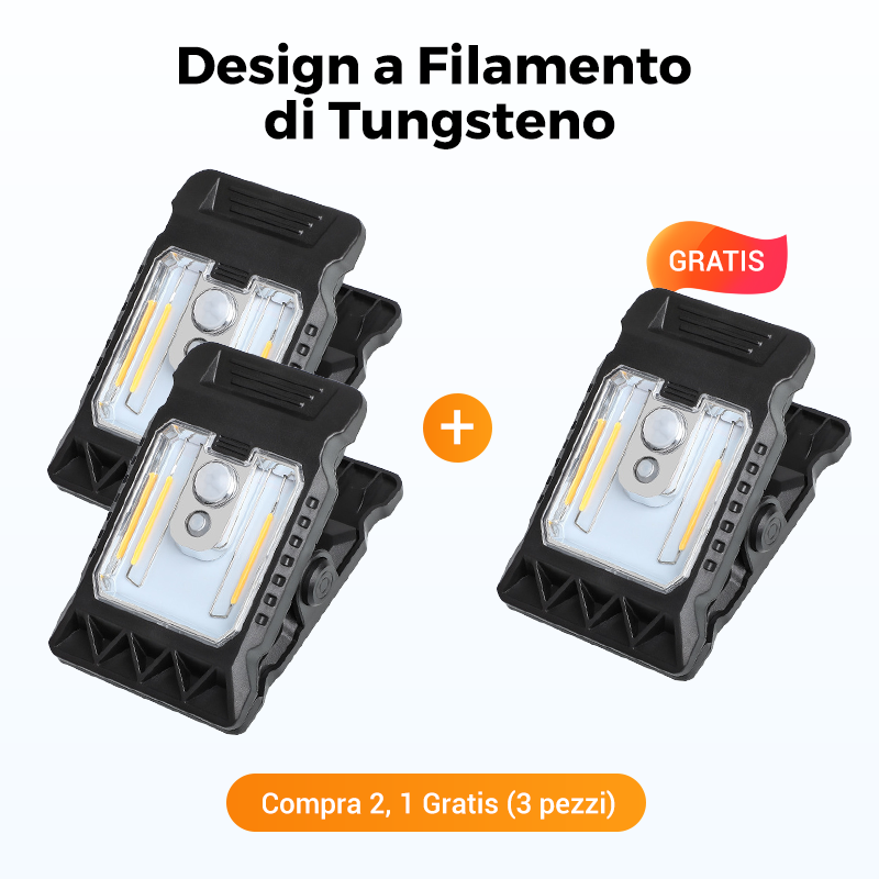 Lampada solare da esterno con sensore di moviment