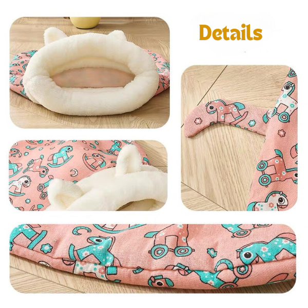 🐾 SCONTO DEL 50% ORA! 🔥 Cuccia accogliente per cani e gatti - Morbida e lavabile in lavatrice, per il comfort e il calore del tuo animale ✨