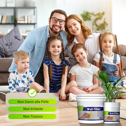 Stucco Riparatore Impermeabile e Anti-Muffa per Pareti