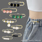 ✨Spille con perle, spille di sicurezza per abiti, pantaloni, gonne, cardigan, colletti, spille con strass e perle finte per donne e ragazze, spille di sicurezza estensibili per pantaloni.