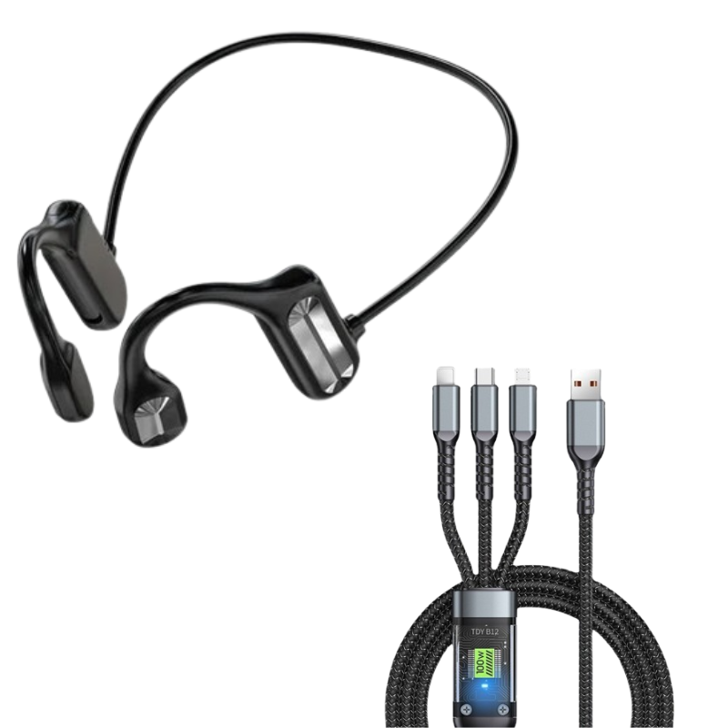 🥳2026 NUOVO ARRIVO🥳💞50K+ VENDUTI!🔥50% DI SCONTO! Cuffie AI a Conduzione Ossea con Fotocamera 2K 60FPS – Traduzione 160 Lingue, Assistente Vocale AI, Bluetooth 5.3, Leggero 32g 🎧✨