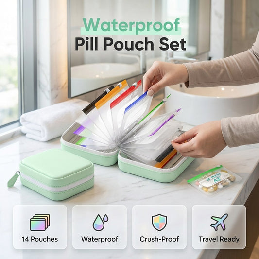 Set di bustine portapillole impermeabili A8